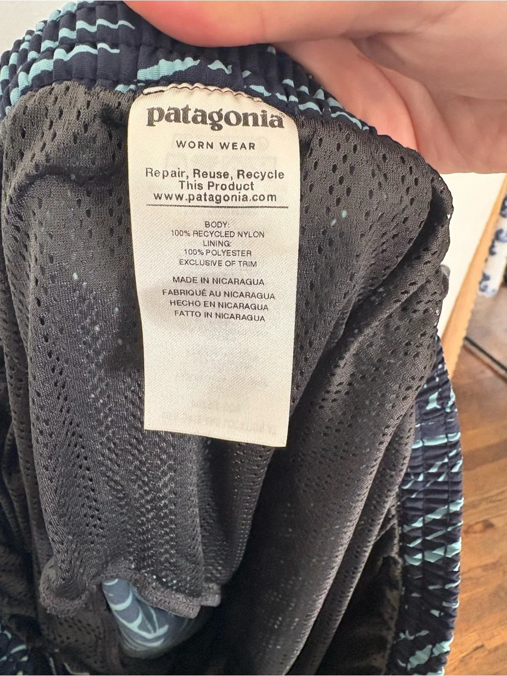 Patagonia Baggies 6” Inseam Swim Trunks - Size Large